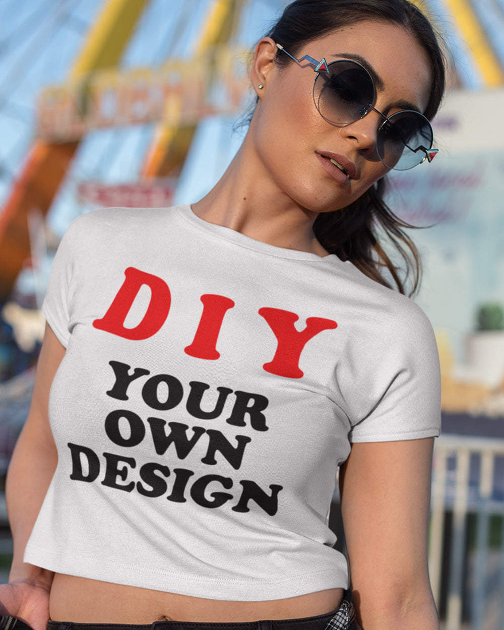 DIY Your Own Design Personalized Baby Crop tees