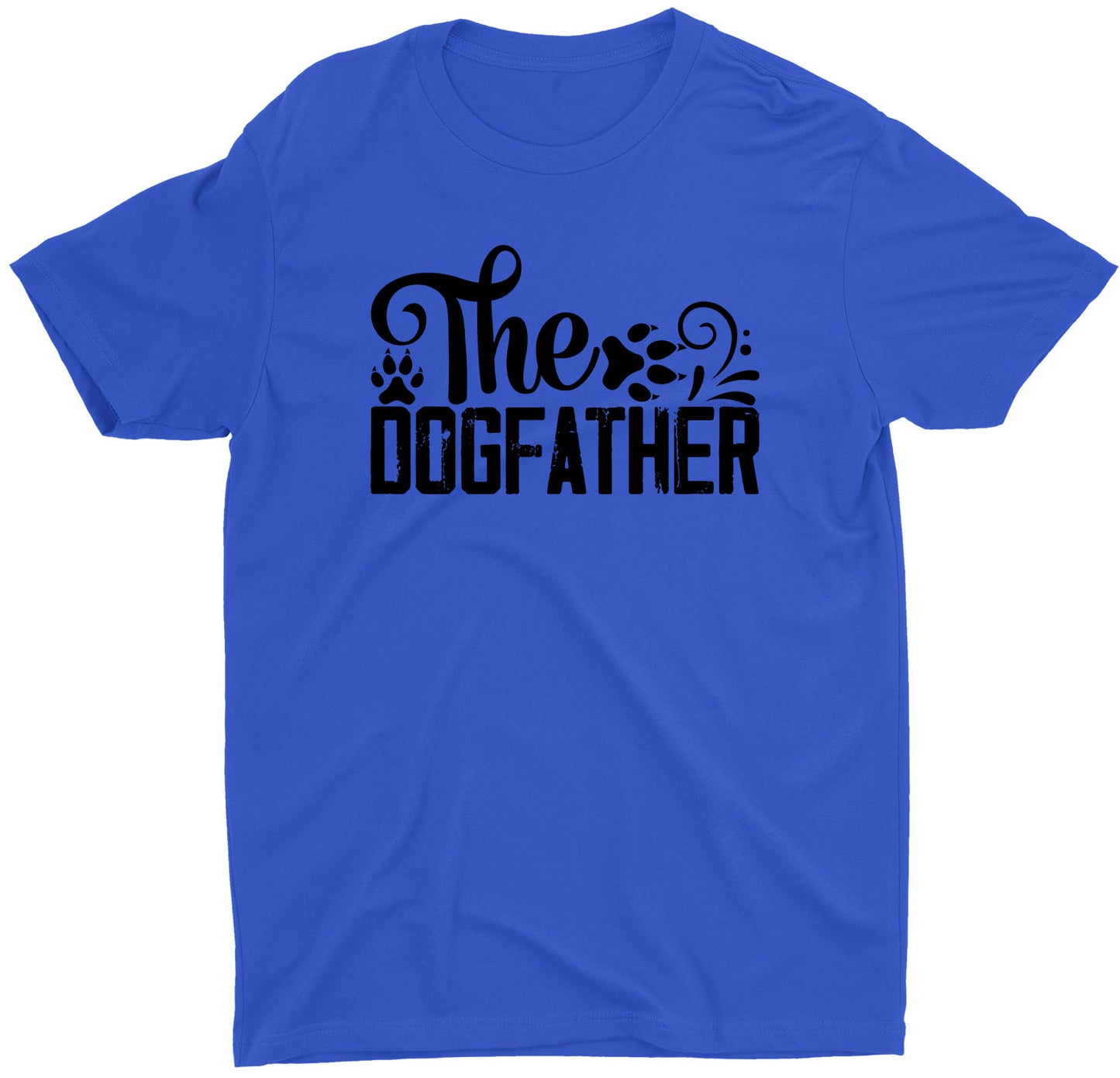 Dog Father Dog Lover Custom Short Sleeve Fathers Day T-Shirt