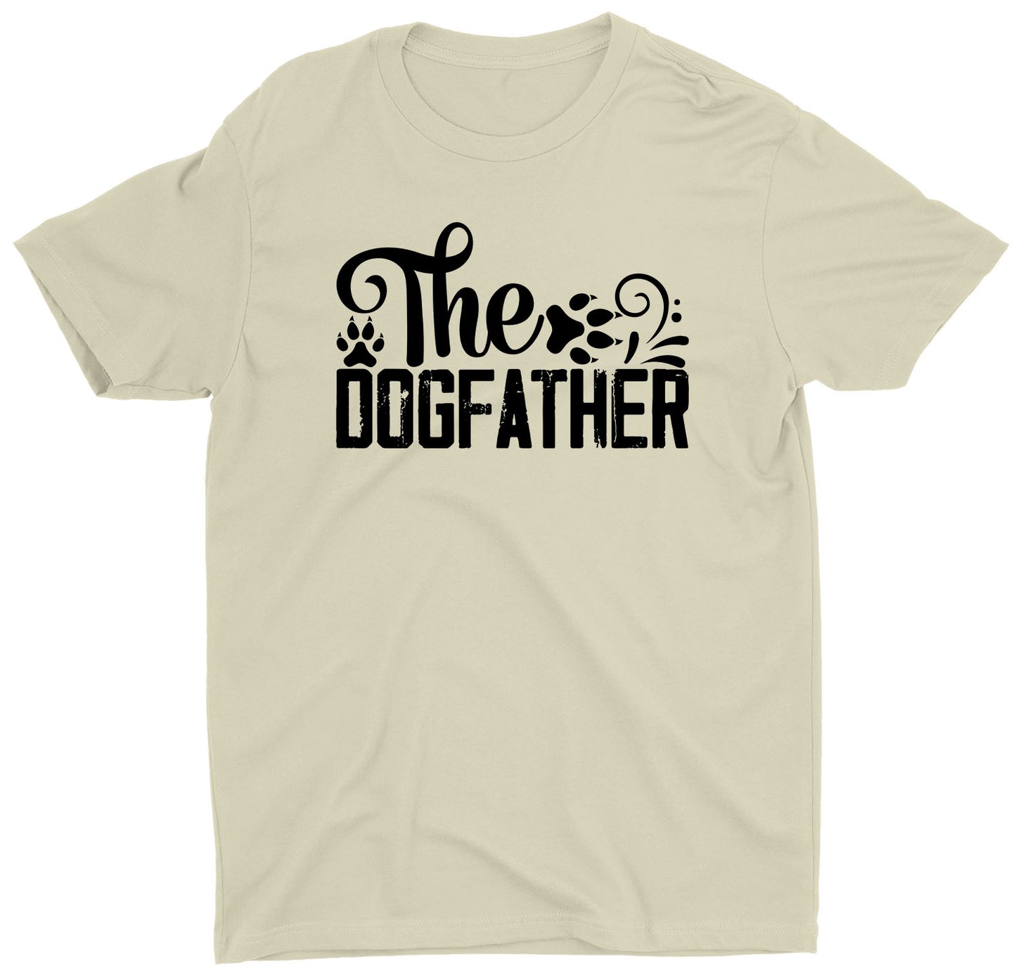 Dog Father Dog Lover Custom Short Sleeve Fathers Day T-Shirt