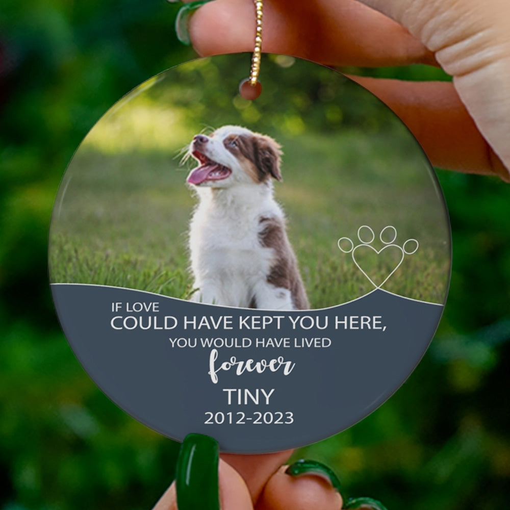 Personalized If Love Could Have Saved You Would Lived Forever Ornament