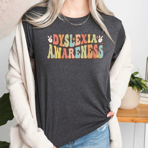 Dyslexia Awareness T Shirt