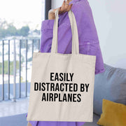 Easily Distracted By Airplanes Lover Funny Pilot Aviation Shirt Gift