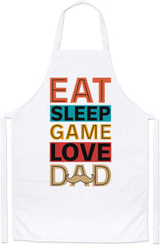Awesome Eat Some Game Love Dad Lover Funny Custom Fathers Day Apron