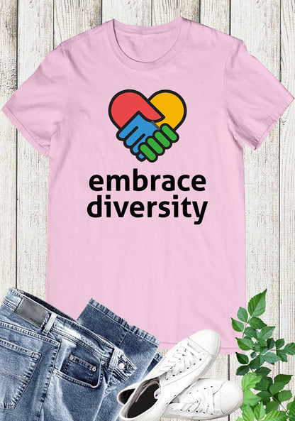 Embrace Diversity Autism T Shirt