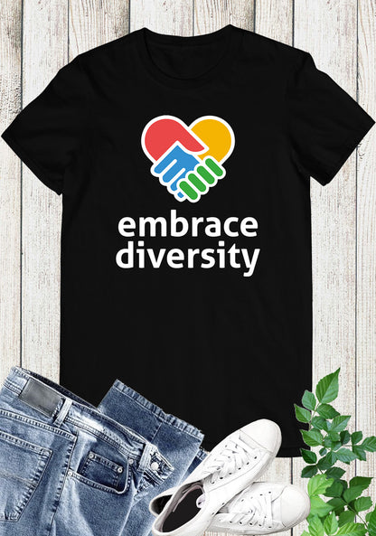 Embrace Diversity Autism T Shirt