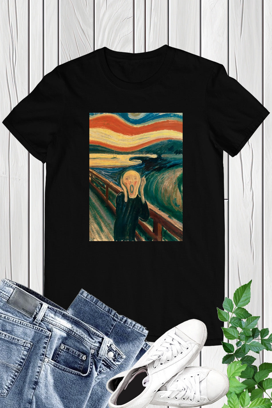 Edvard Munch The Scream: Spring Break Edition T-shirt