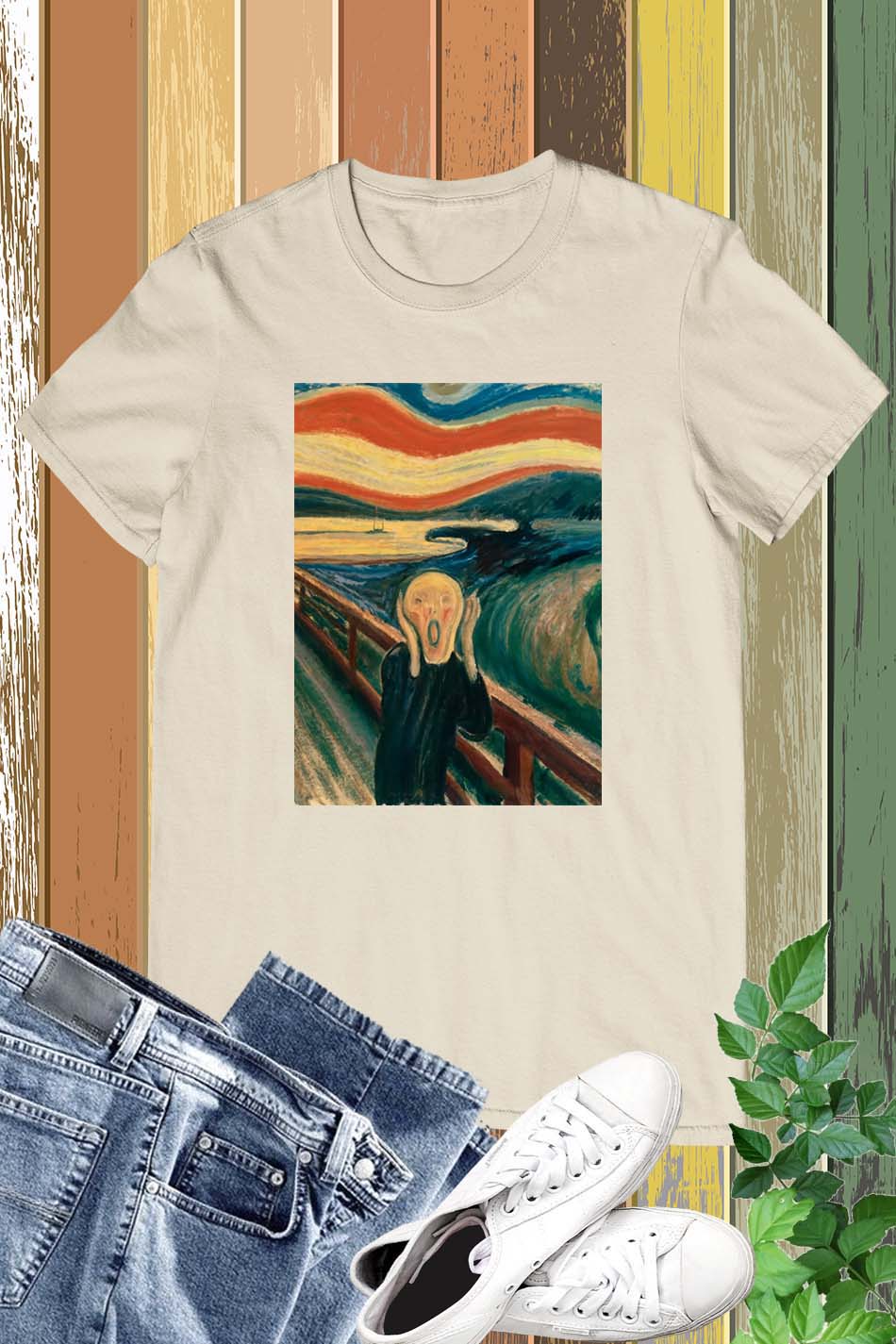 Edvard Munch The Scream: Spring Break Edition T-shirt