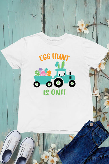 Easter Egg Hunt On Easter Sunday Kids T Shirt