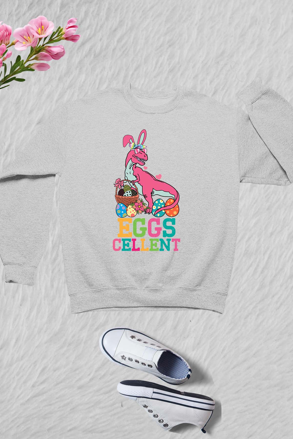 Egg Celent Kids Funny Easter Sweatshirt