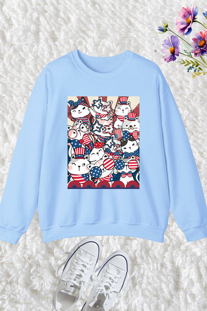 Election political Cats Lover American  Sweatshirt