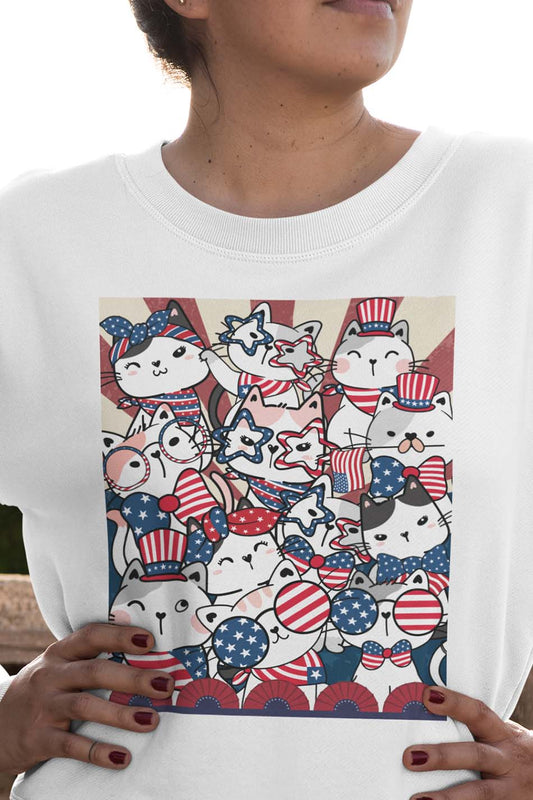 Election political Cats Lover American  Sweatshirt