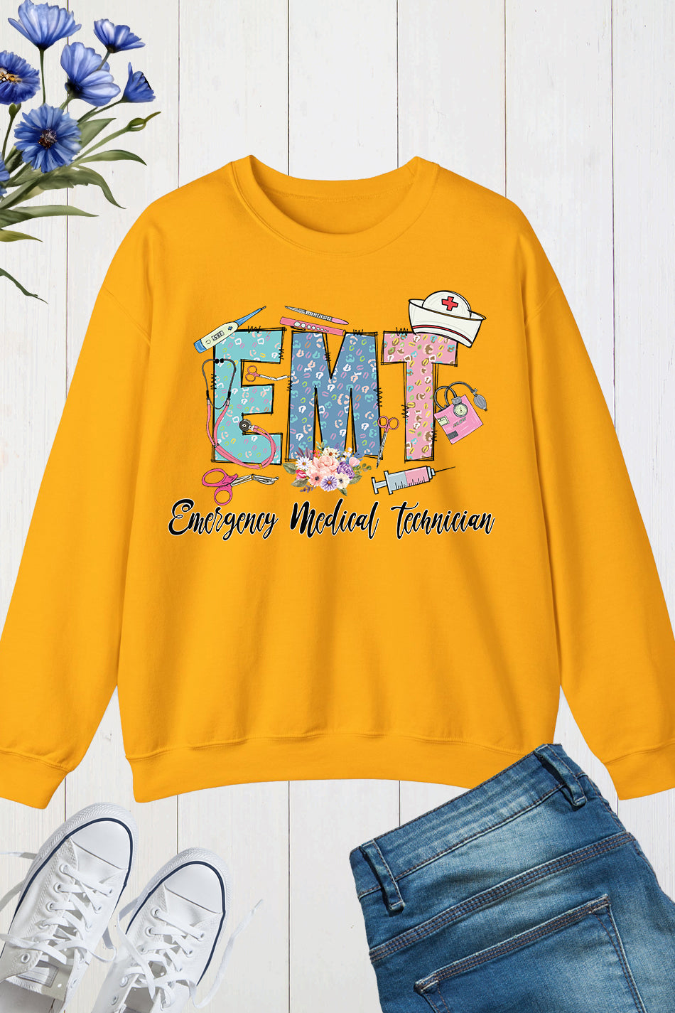 EMT Emergency Medical Technician Sweatshirts