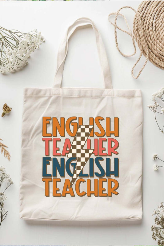 English Teacher Tote Bag Grammar Tote Bag