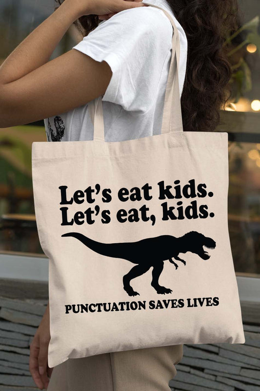 Punctuation Saves Lives English Teacher Tote Bag