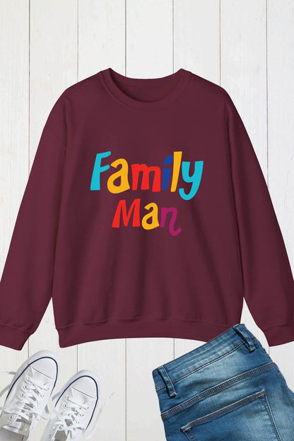 Family Man Cool Dad Sweatshirt