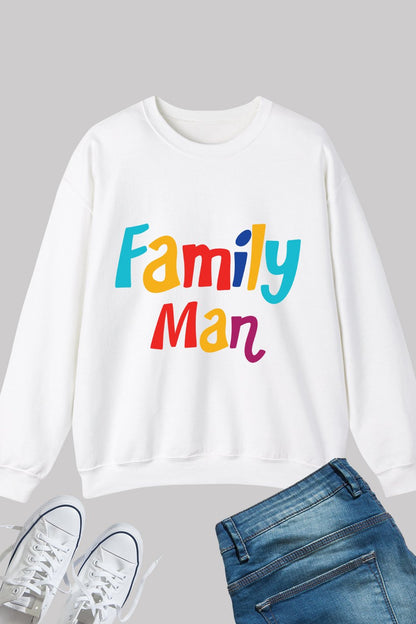 Family Man Cool Dad Sweatshirt