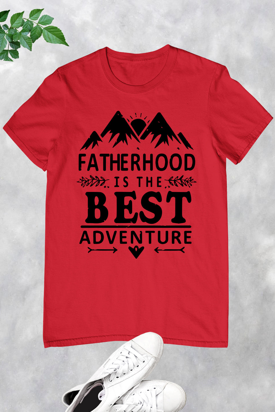 Dads Day T Shirt Fatherhood is the best adventure