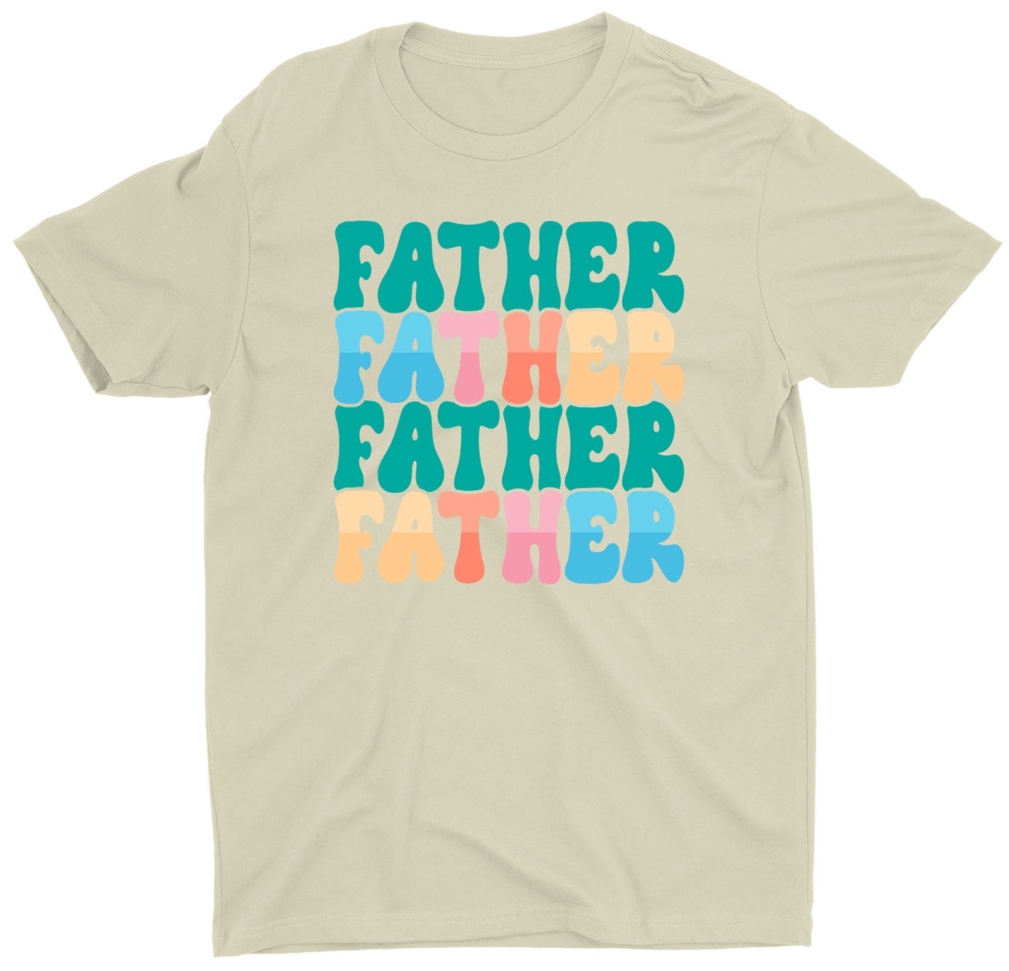 Best Dad Ever Pregnancy Reveal Custom Short Sleeve Fathers Day T-Shirt