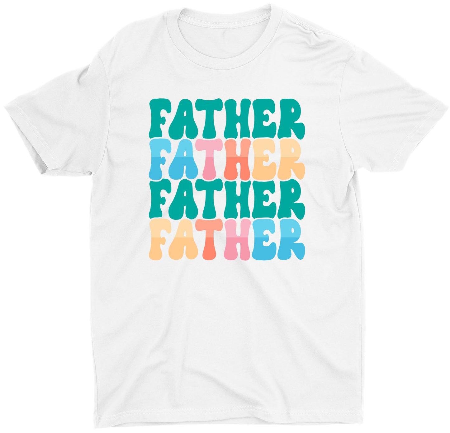 Best Dad Ever Pregnancy Reveal Custom Short Sleeve Fathers Day T-Shirt