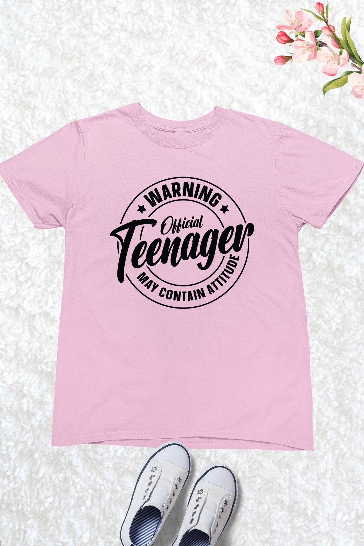 Warning Official Teenager Funny Birthday Shirt