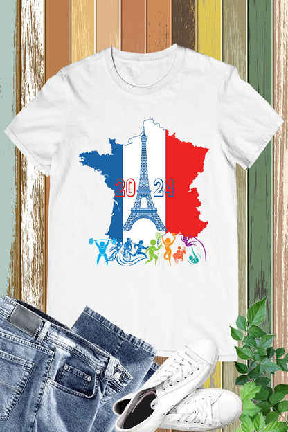 Olympics Paris 2024 Patriotic T Shirts