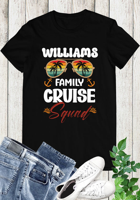 Personalized Cruise Family Vacation T Shirt