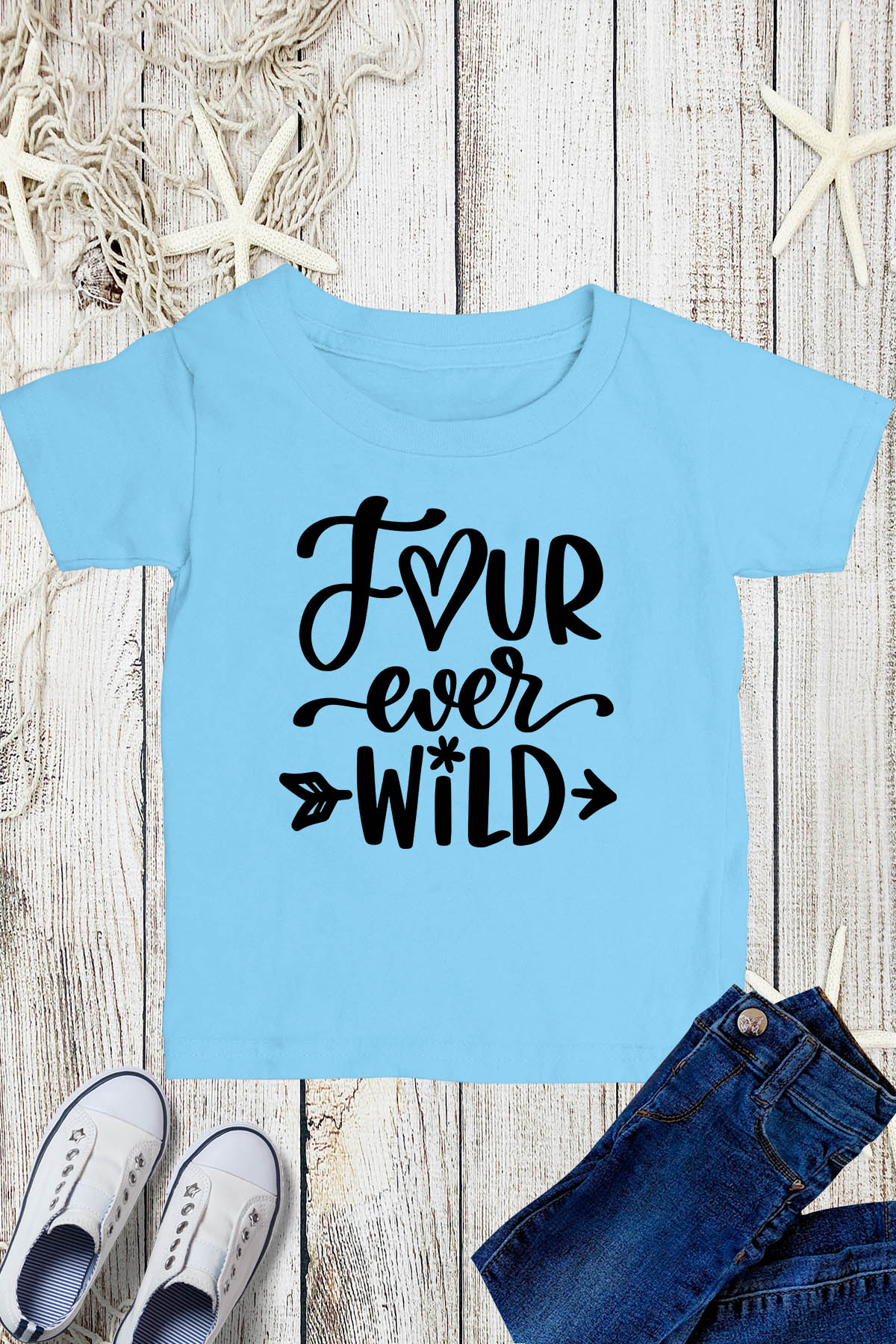 Four Ever Wild Birthday Shirt
