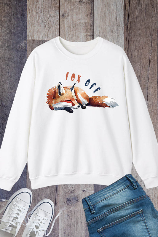 Fox off Funny Animal Sweatshirts