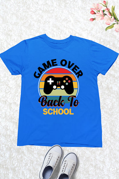 Game Over back To School T Shirt
