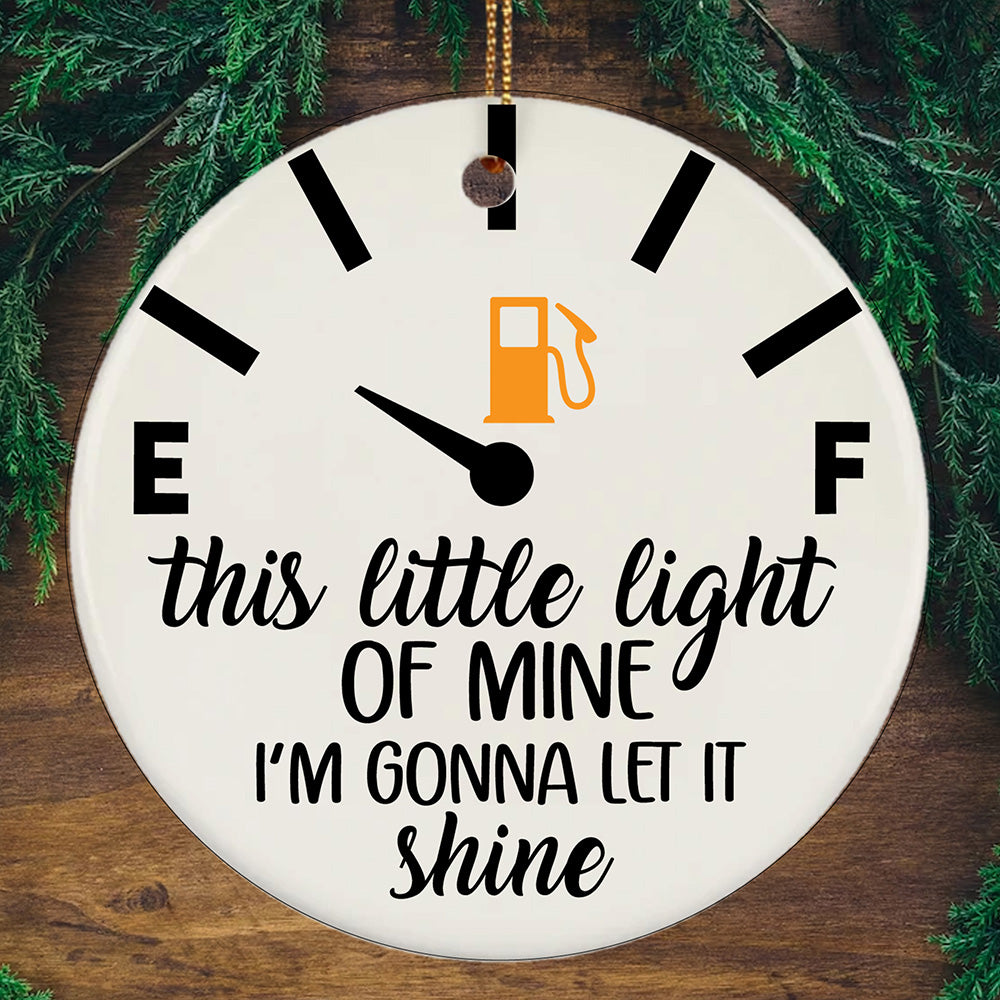 This Little Light Of Mine I'm Gonna Let It Shine Bible Verse Ornament