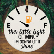 This Little Light Of Mine I'm Gonna Let It Shine Bible Verse Ornament