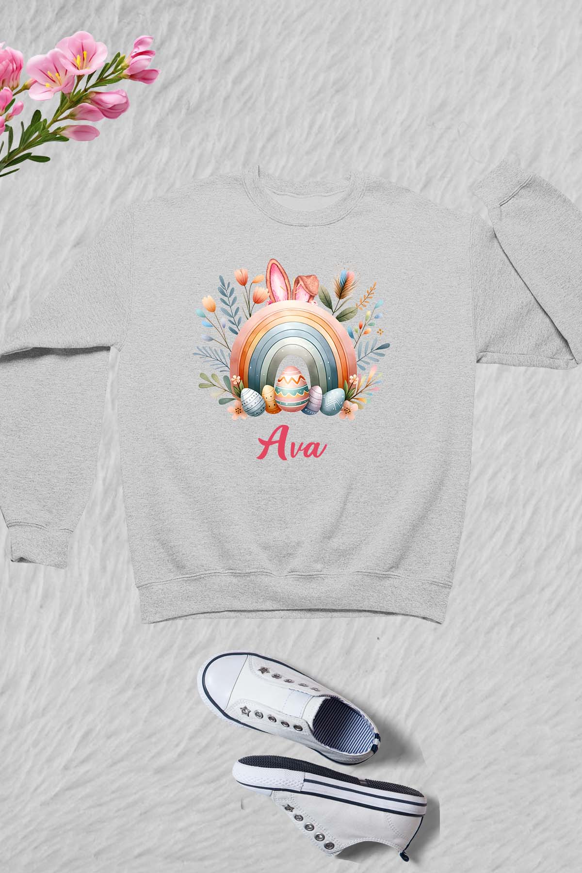 Personalized Easter Girls Sweatshirt
