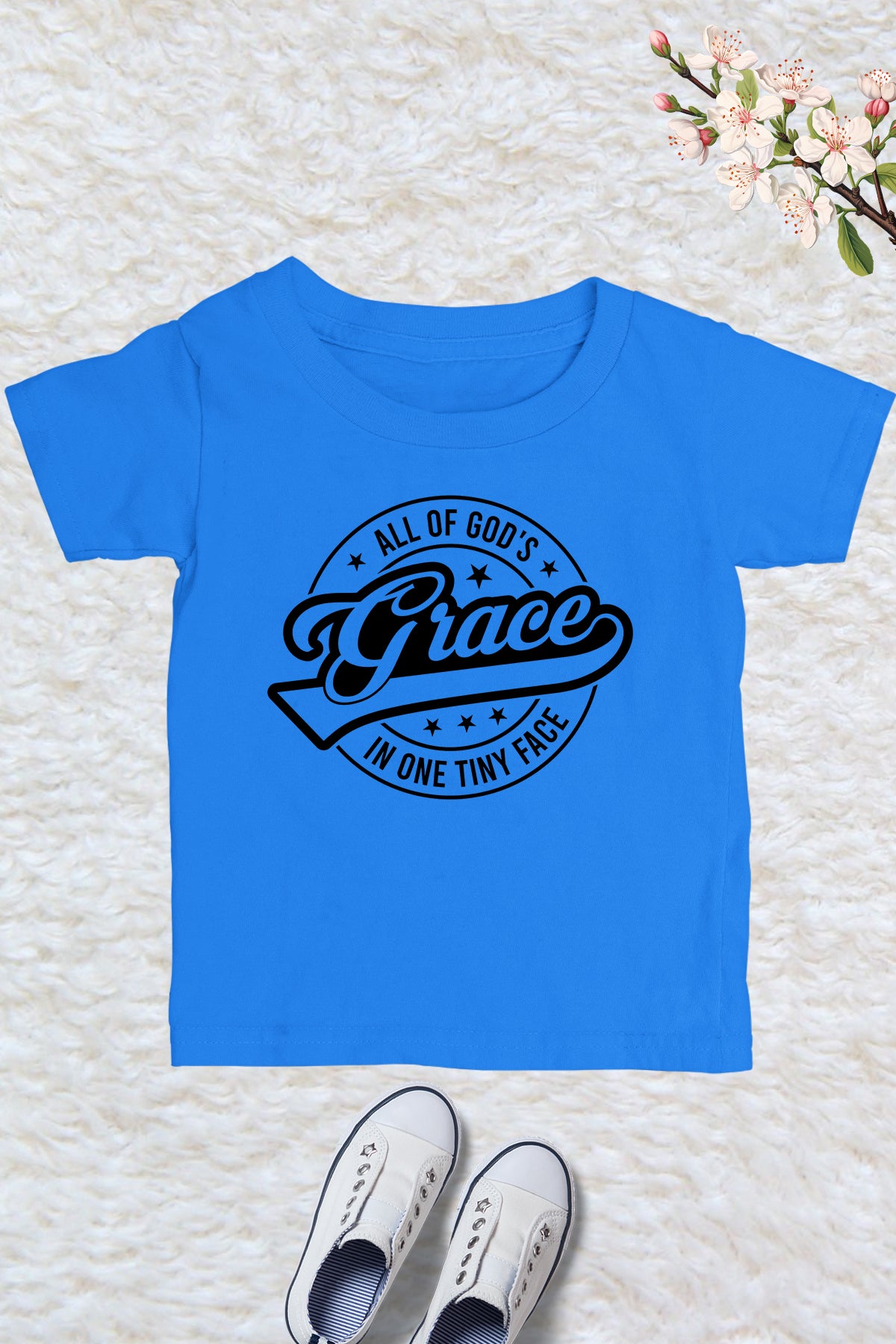 All of Dad's Grace In One Tiny Face Kids T Shirt