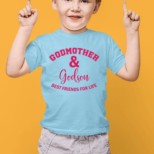 Godmother and Godson Best Friend Forever Kids T Shirt