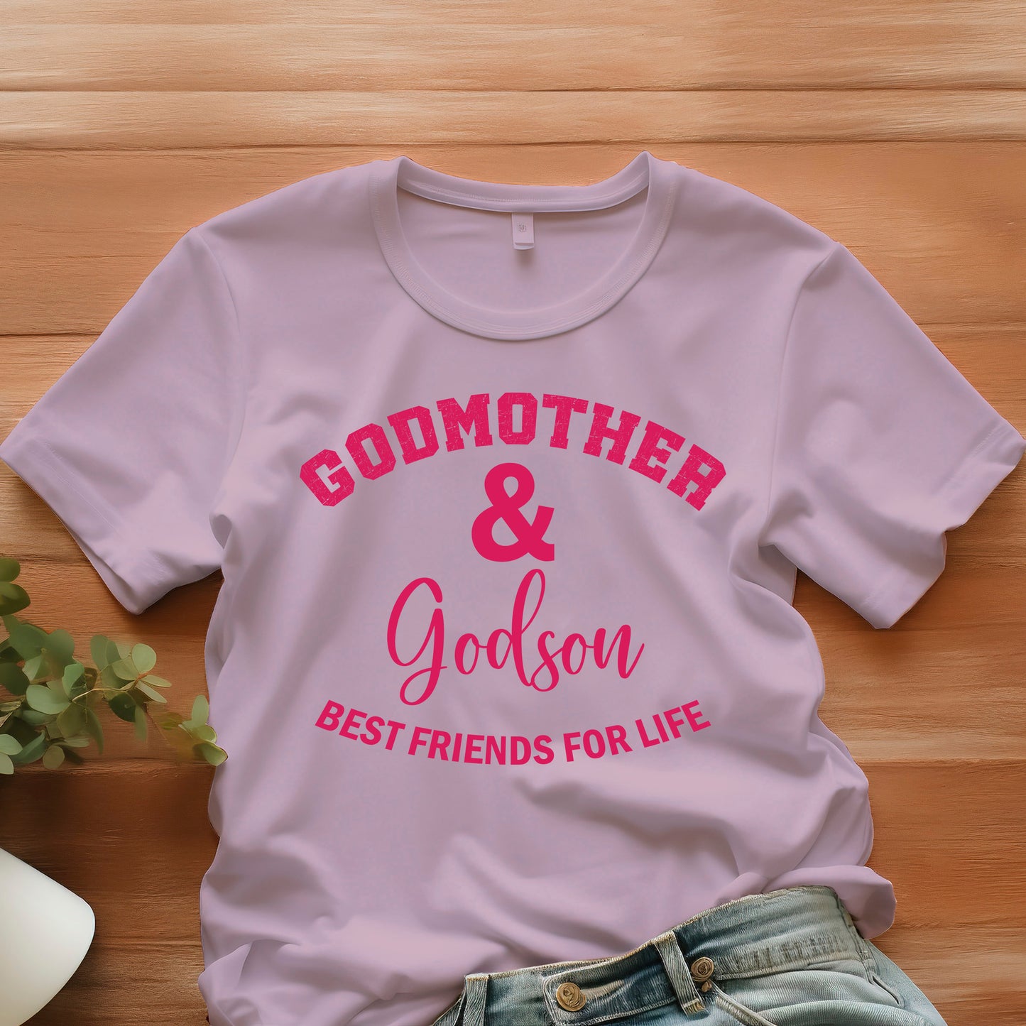 Godmother and Godson Best Friend Forever Kids T Shirt