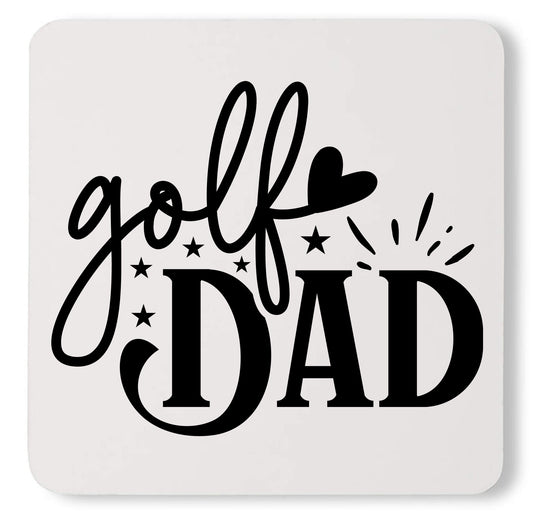 Best Funny Golf Dad Father's Day Golf Lover Custom Golfer Dad Coaster