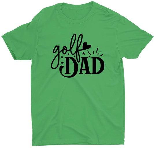 Best Golf Dad Father's Day Golf Lover Custom Short Sleeve T-Shirt Gift