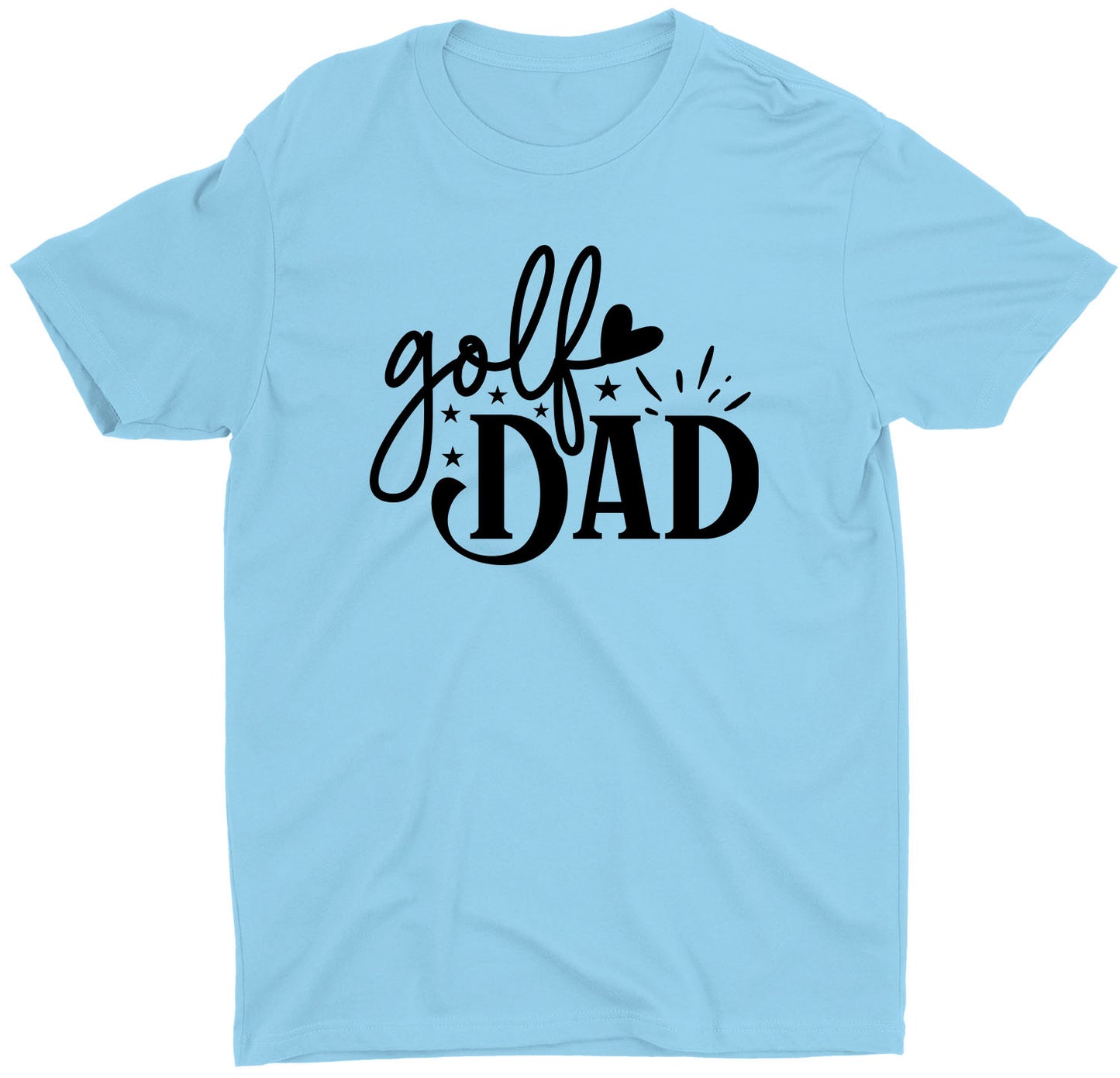 Best Golf Dad Father's Day Golf Lover Custom Short Sleeve T-Shirt Gift