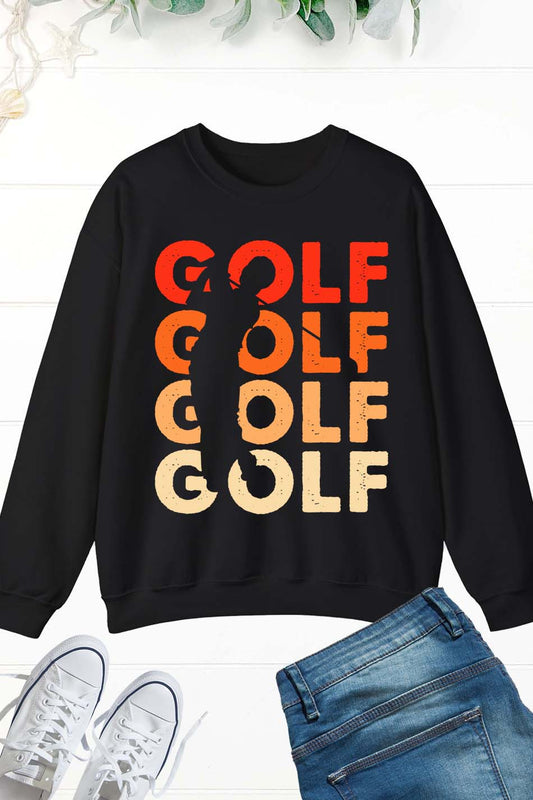 Golf Player Golfing Sweatshirt