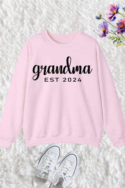 Grandma Est 2024 Sweatshirt