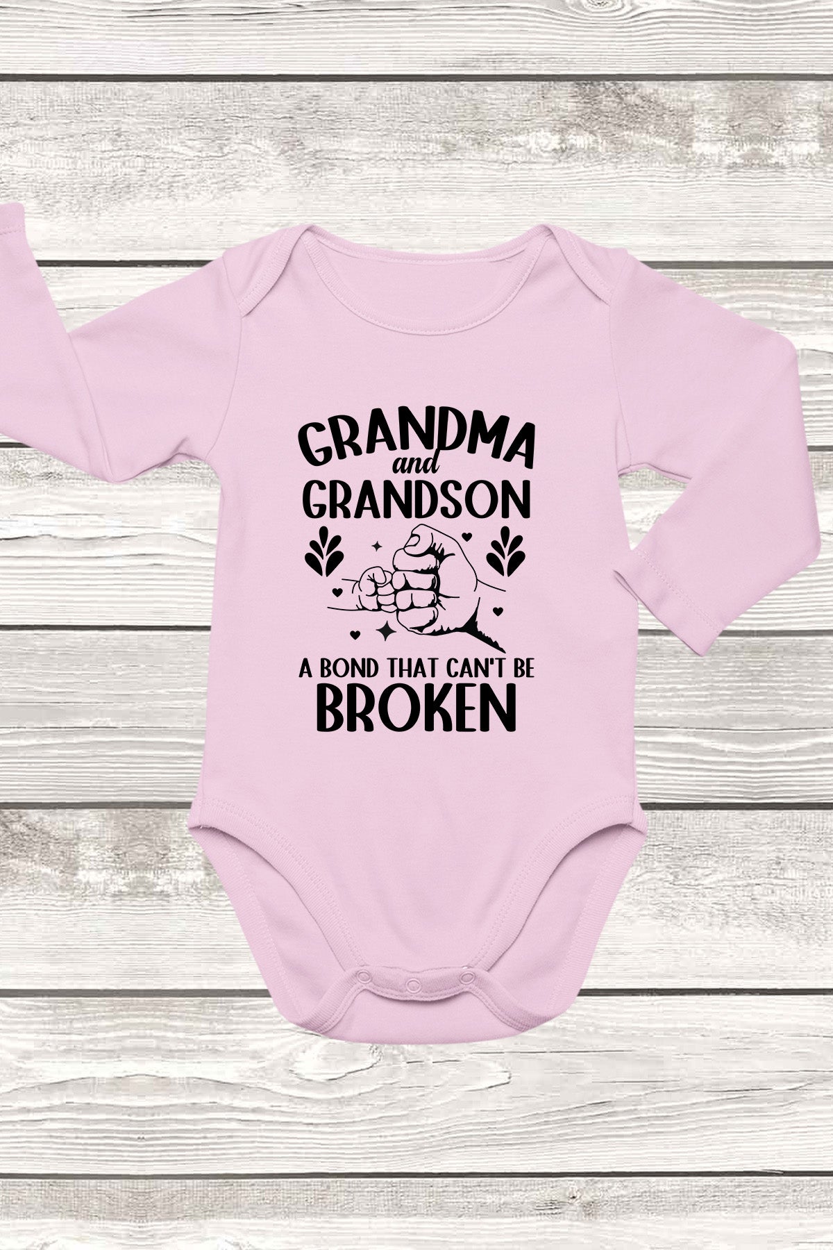 Grandma and Grandson a Bond That Can't Broken Baby Bodysuit
