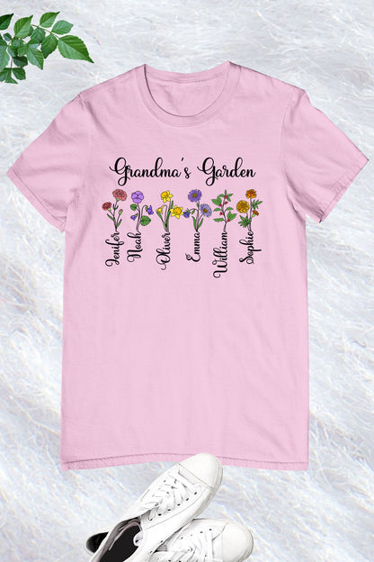 Grandma's Garden Custom T Shirts