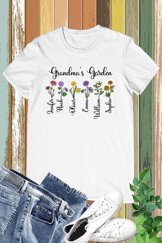Grandma's Garden Custom T Shirts