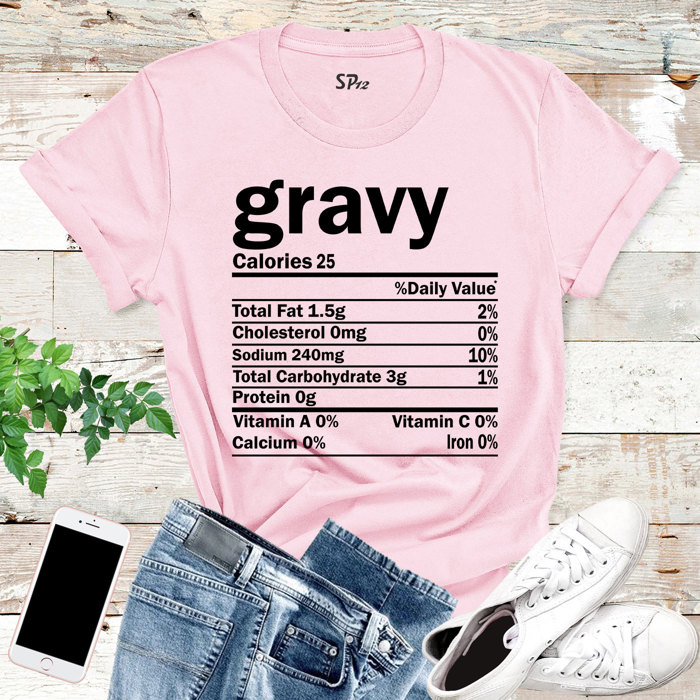 Gravy Nutrition Facts T Shirt
