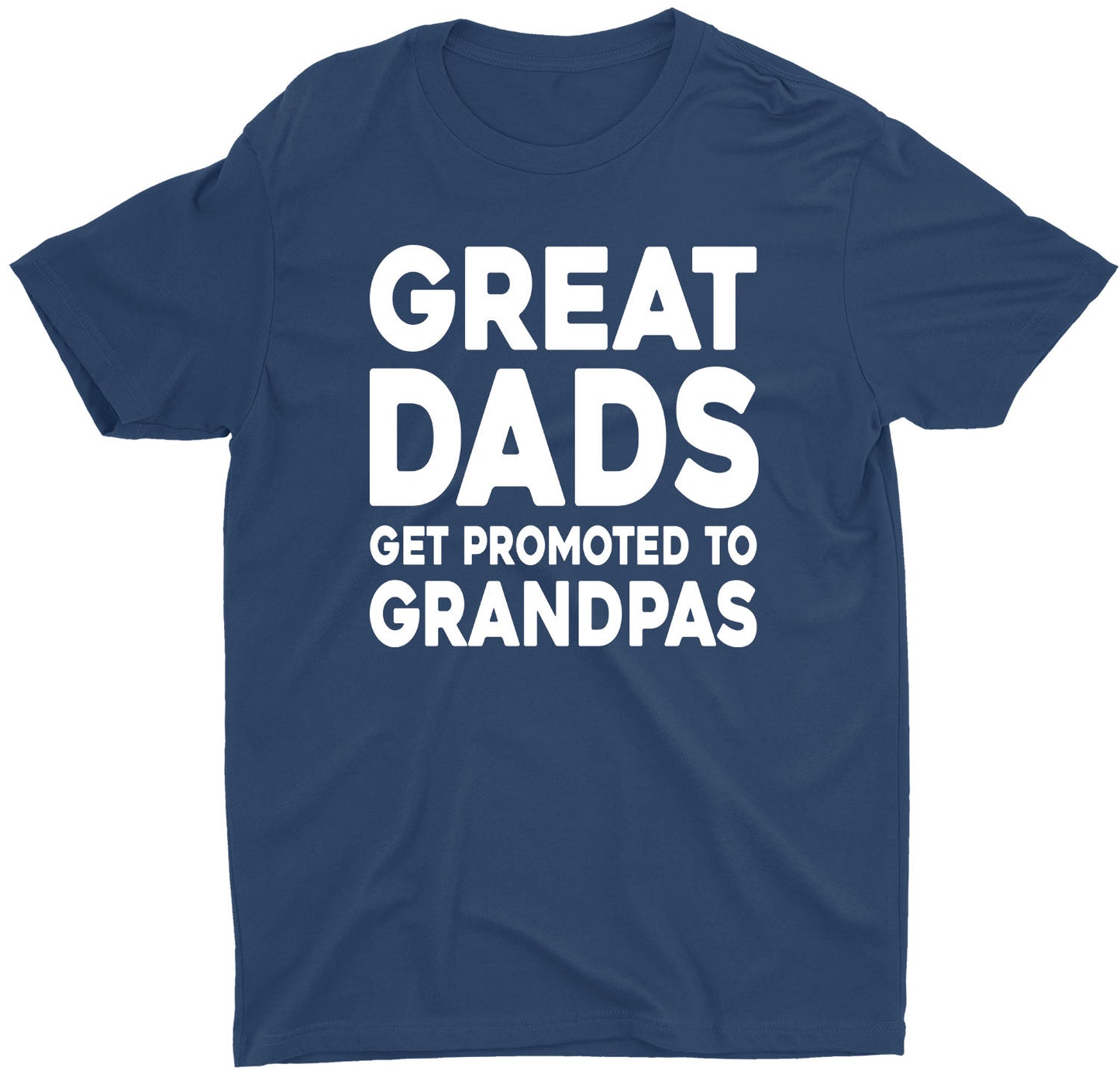 Dad Get Promoted To Grandpa Custom Short Sleeve Father's Day T-Shirts