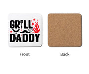 Premium Grill Daddy Husband Father's Day Custom Picnic Lover Coaster