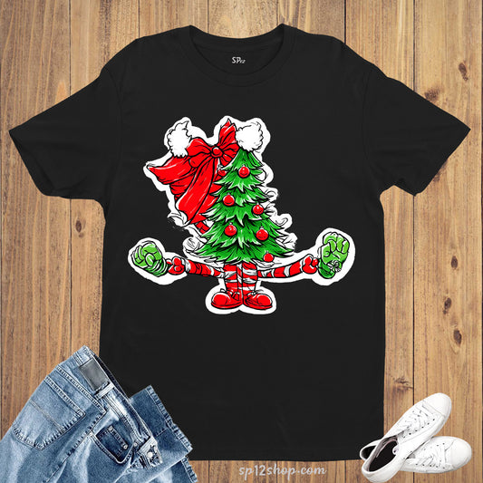 Grinch Tree Christmas T Shirts