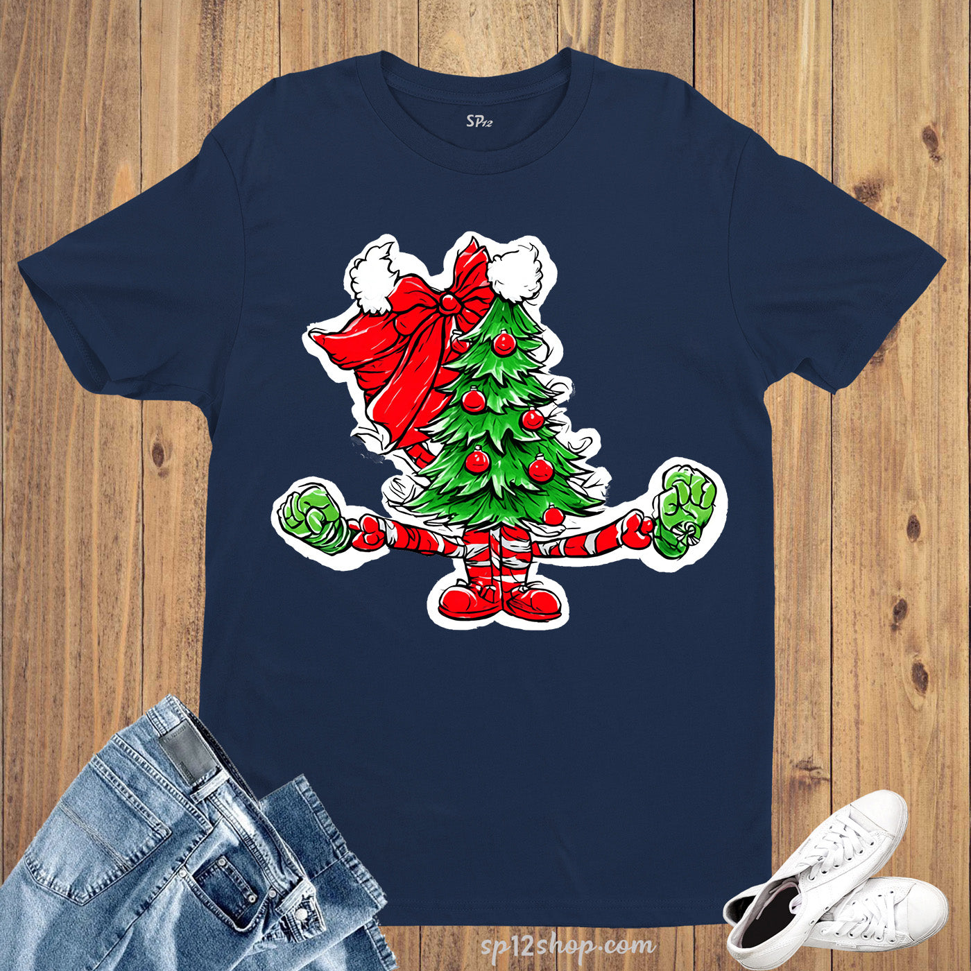 Grinch Tree Christmas T Shirts