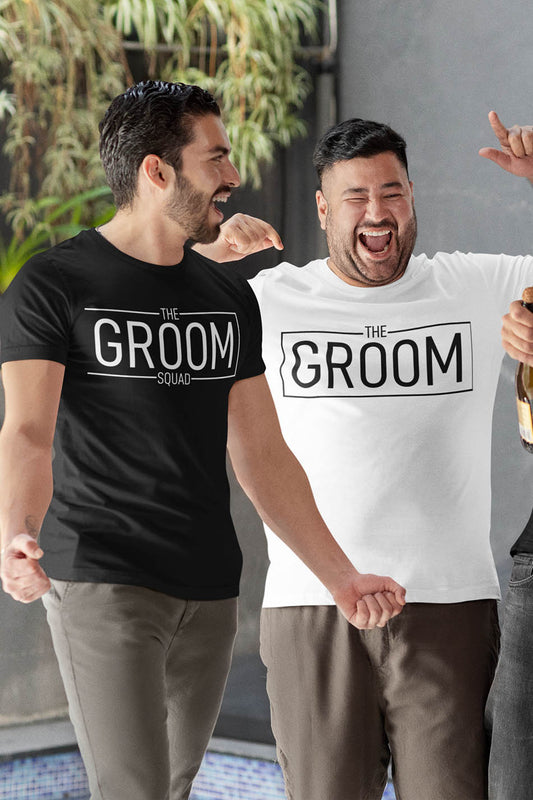 The Groom and Groom Squad T Shirts