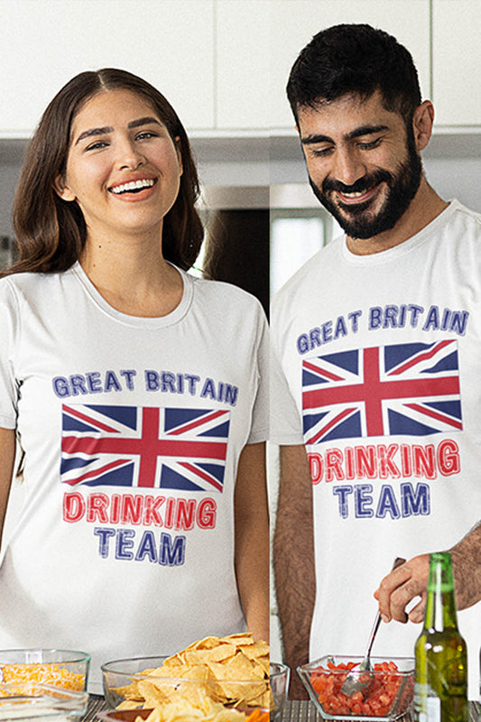 Great Britain Drinking Team Funny Olympics T Shirt